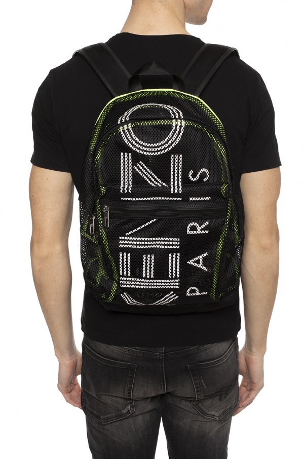 Logoprinted transparent backpack Kenzo Vitkac Italy